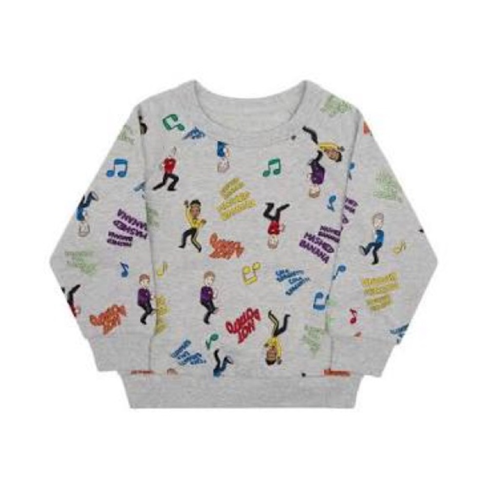 The Wiggles x Bonds Grey Sweatshirt